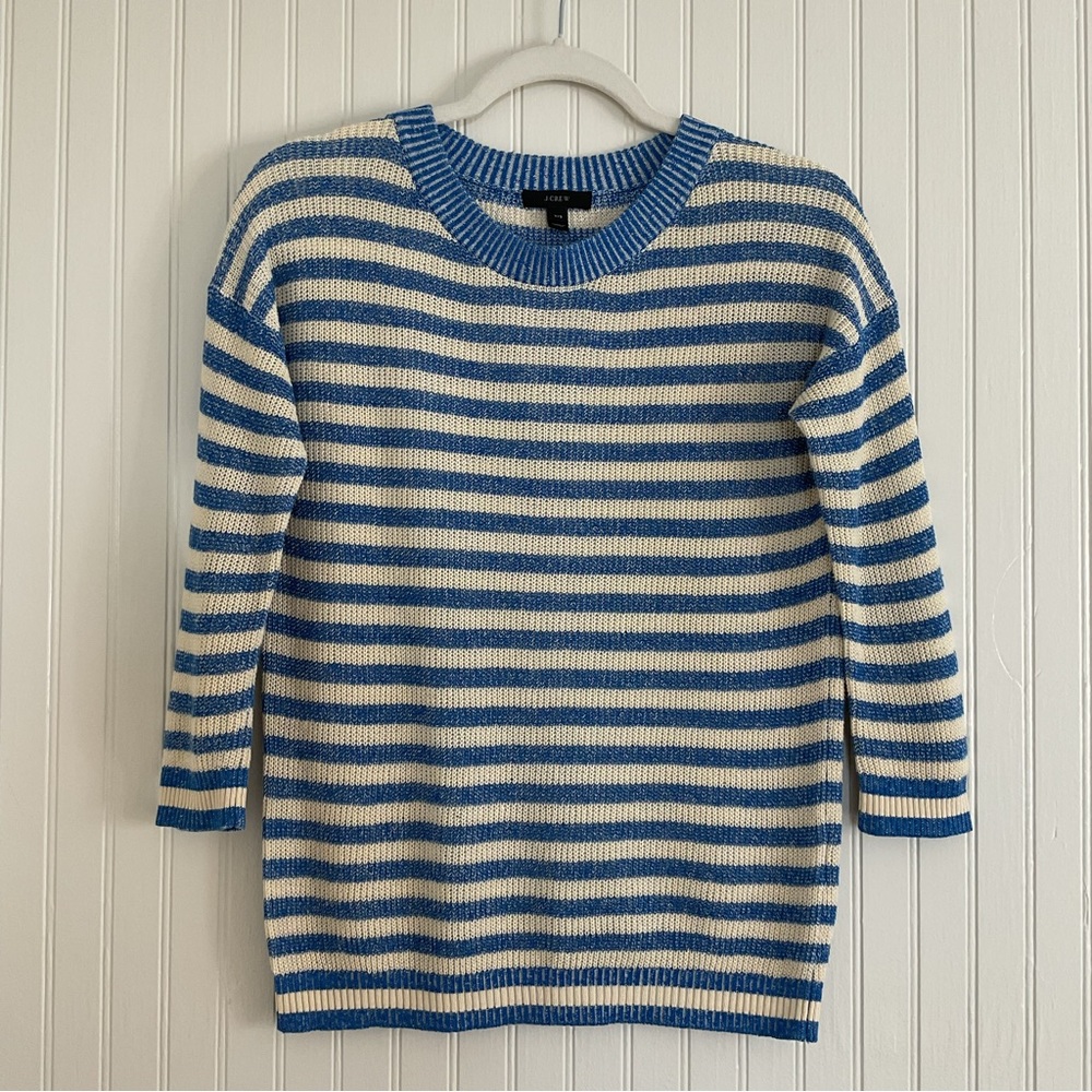 J. Crew Heather Stripe Sweater